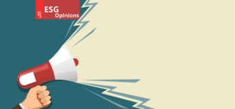 loudspeaker talking about ESG